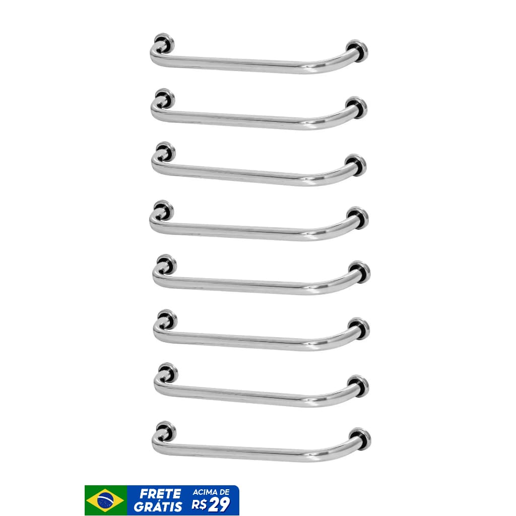 Kit 8 Alças De Apoio Barras 80cm Idoso E Deficiente Oferta