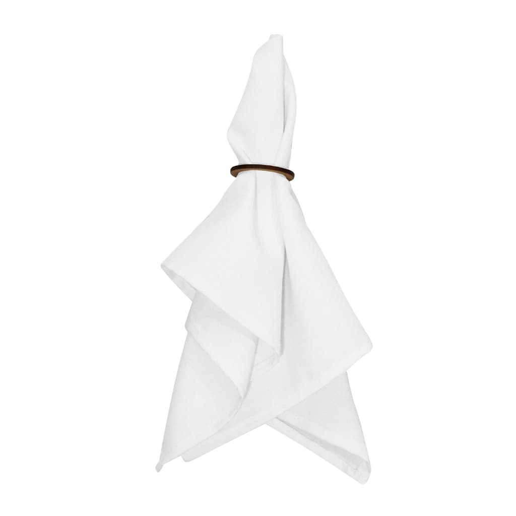 Kit 50 Peças Guardanapo Tecido Oxford Liso com Bainha para Mesa Festa Buffet