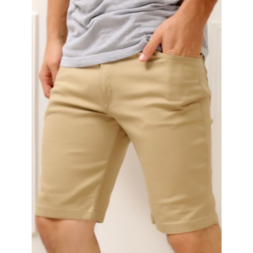 Bermuda Sarja Masculino C/Laycra Slim Qualidade Bom - Vendas Diretas Da Fábrica