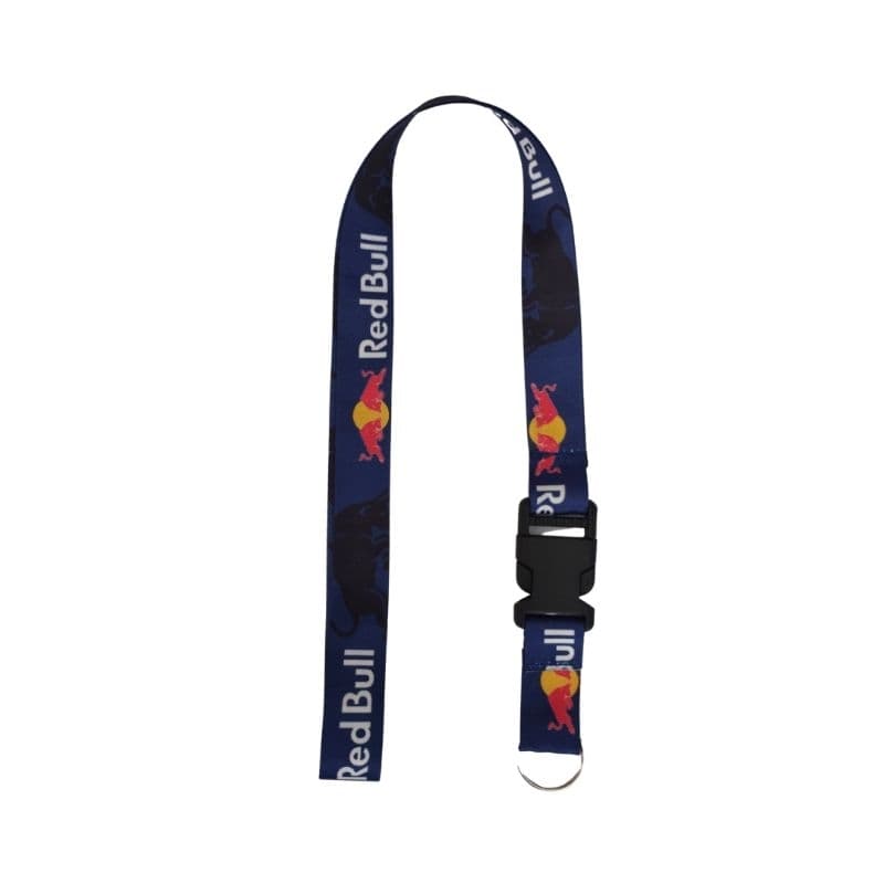 Cordão crachá de pescoço para motos mochilas  red Bull