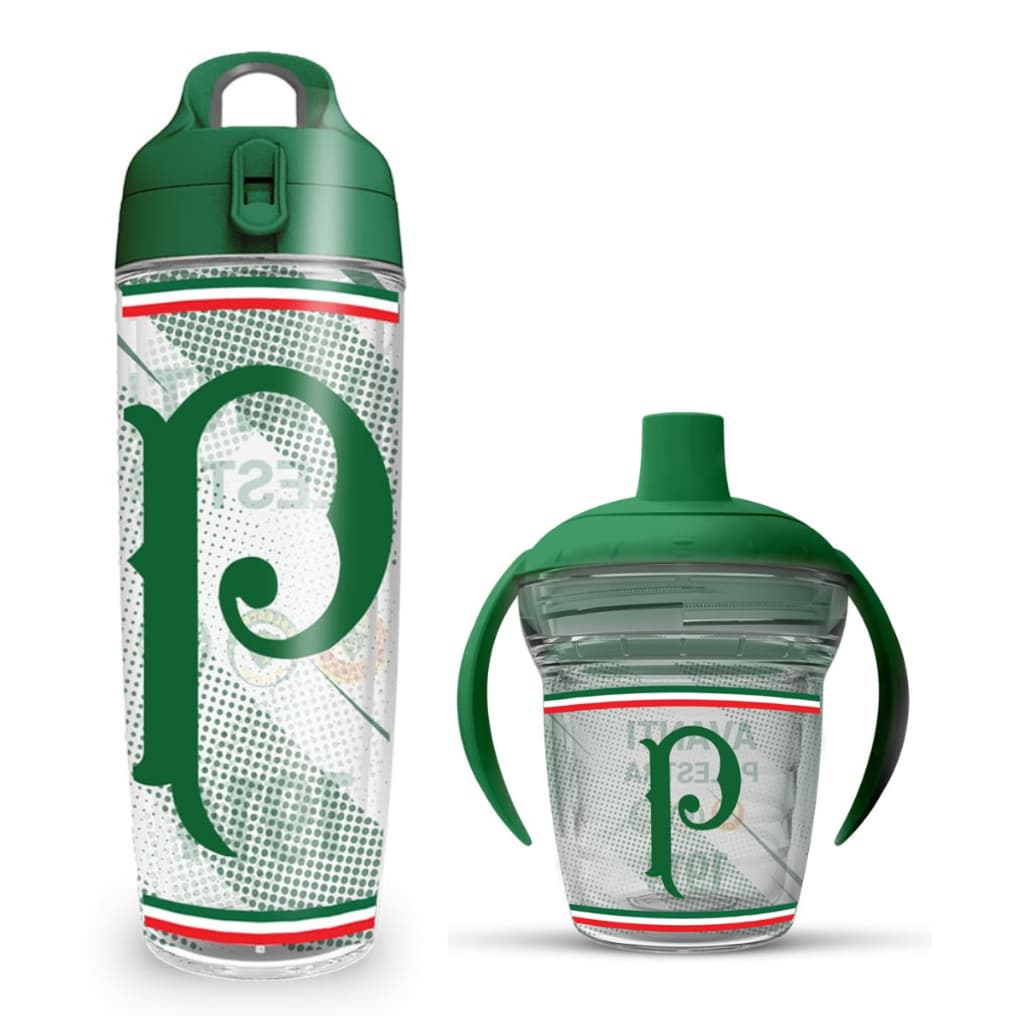 Kit Palmeiras Copo infantil 170 Ml + Garrafa de Agua 600 Ml