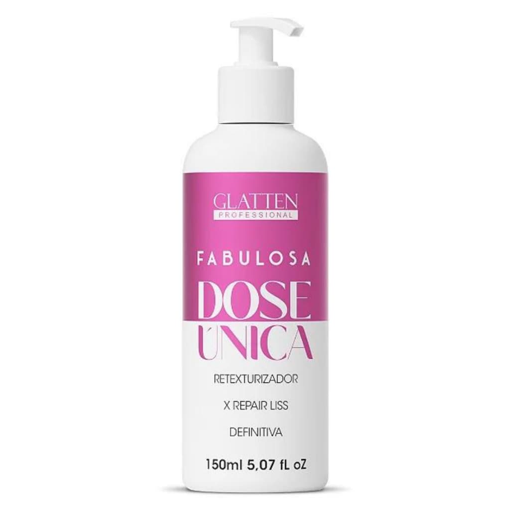 Dose Única 150ml Glatten retexturização de fios