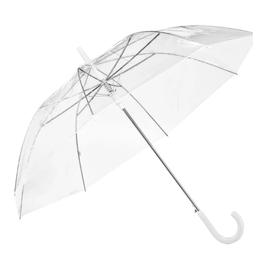 KIT 16 Guarda Chuvas Transparentes Sombrinha Atacado