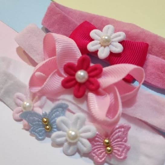 kit laços, KIT BORBOLETA, Kit laços, acessório para cabelo infantil, laços de cabelo infantil
