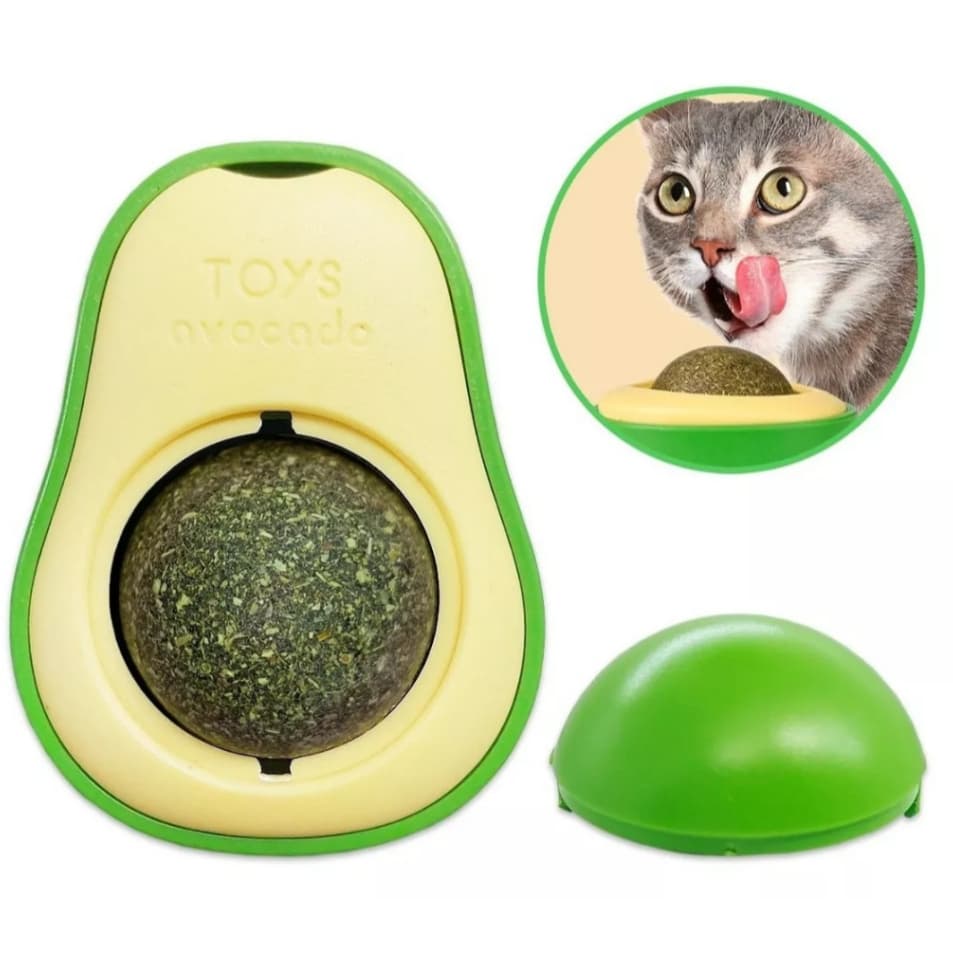 Brinquedo com Catnip Para Gatos Abacate, Patinha e Ovo Erva Do Gato CatNip 100% Natural