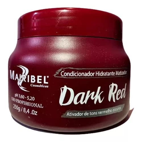 Mairibel Mascara Matizadora RED DARK - Vermelho Escuro 250g