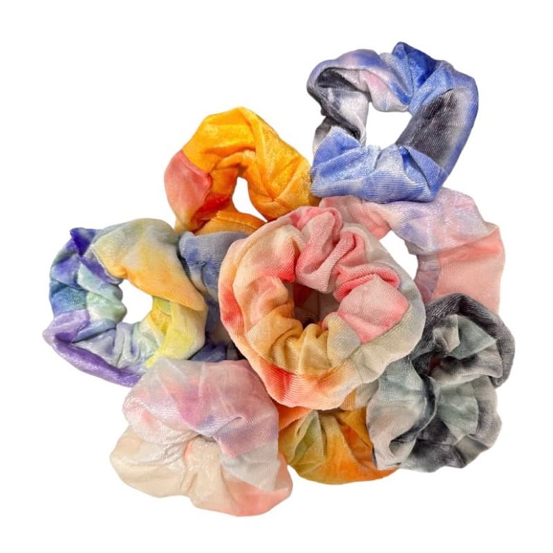 KIt 4 Scrunchies tie dye