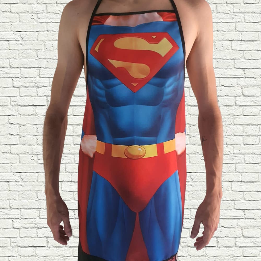 Avental Divertido de Cozinha Superman