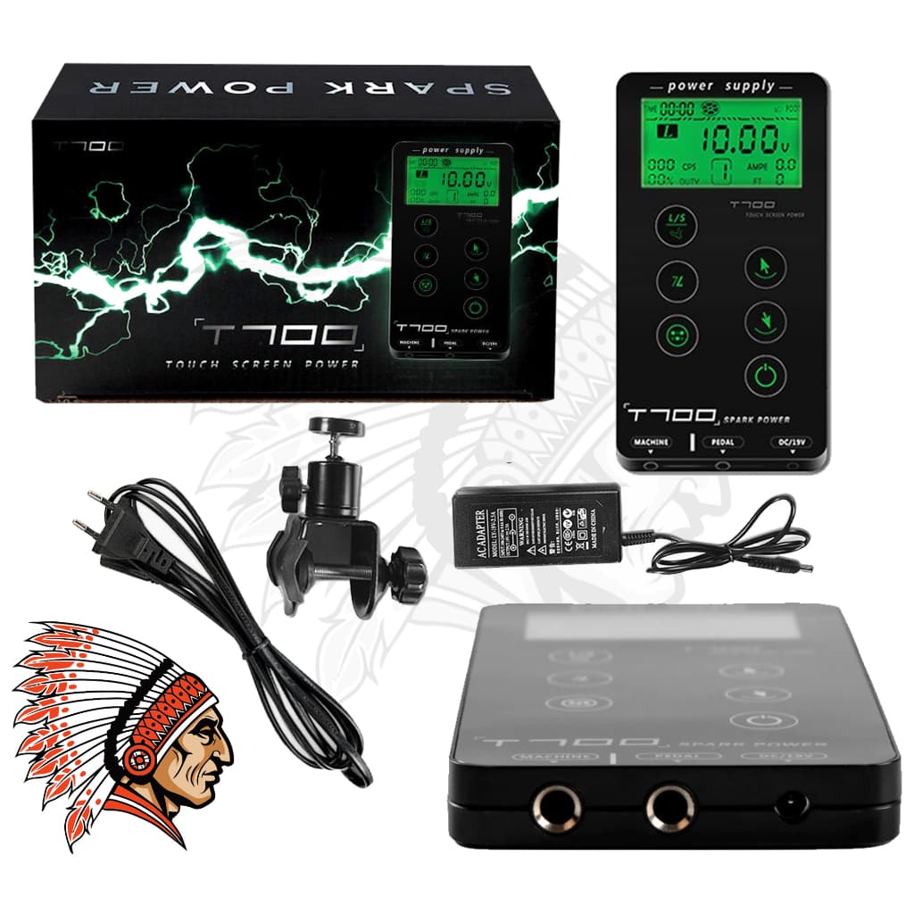 Fonte Digital Tattoo Spark T700 Touch Screen 2,5A Profissional