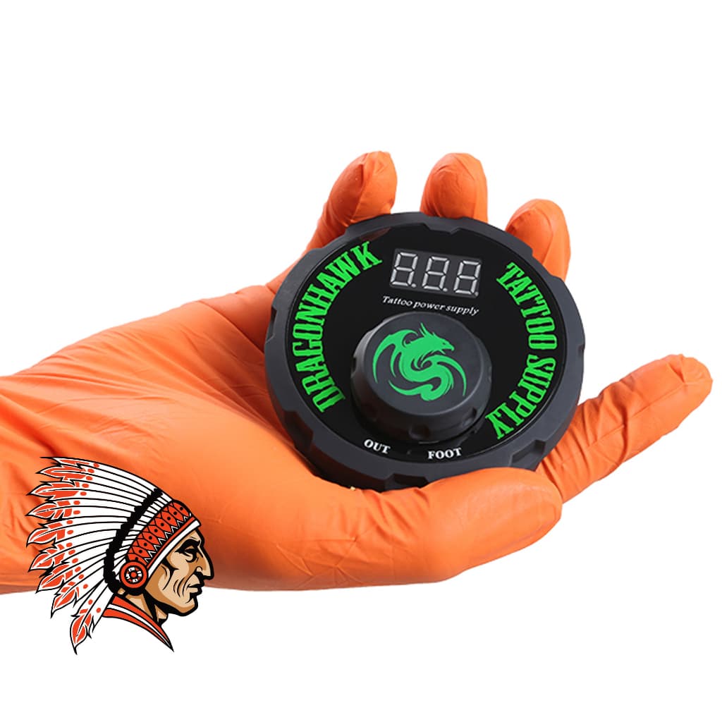 Fonte Digital Dragonhawk TPN-26 Portátil 2A LCD Tatuagem e Estética
