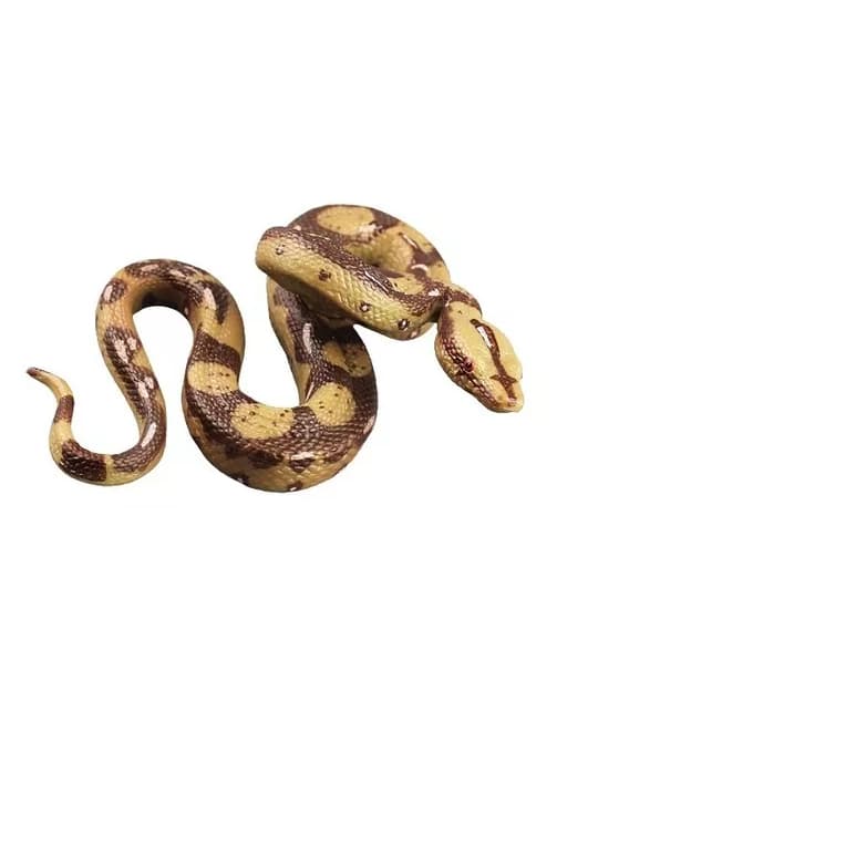 simulação cobra de borracha espanta pombo rato