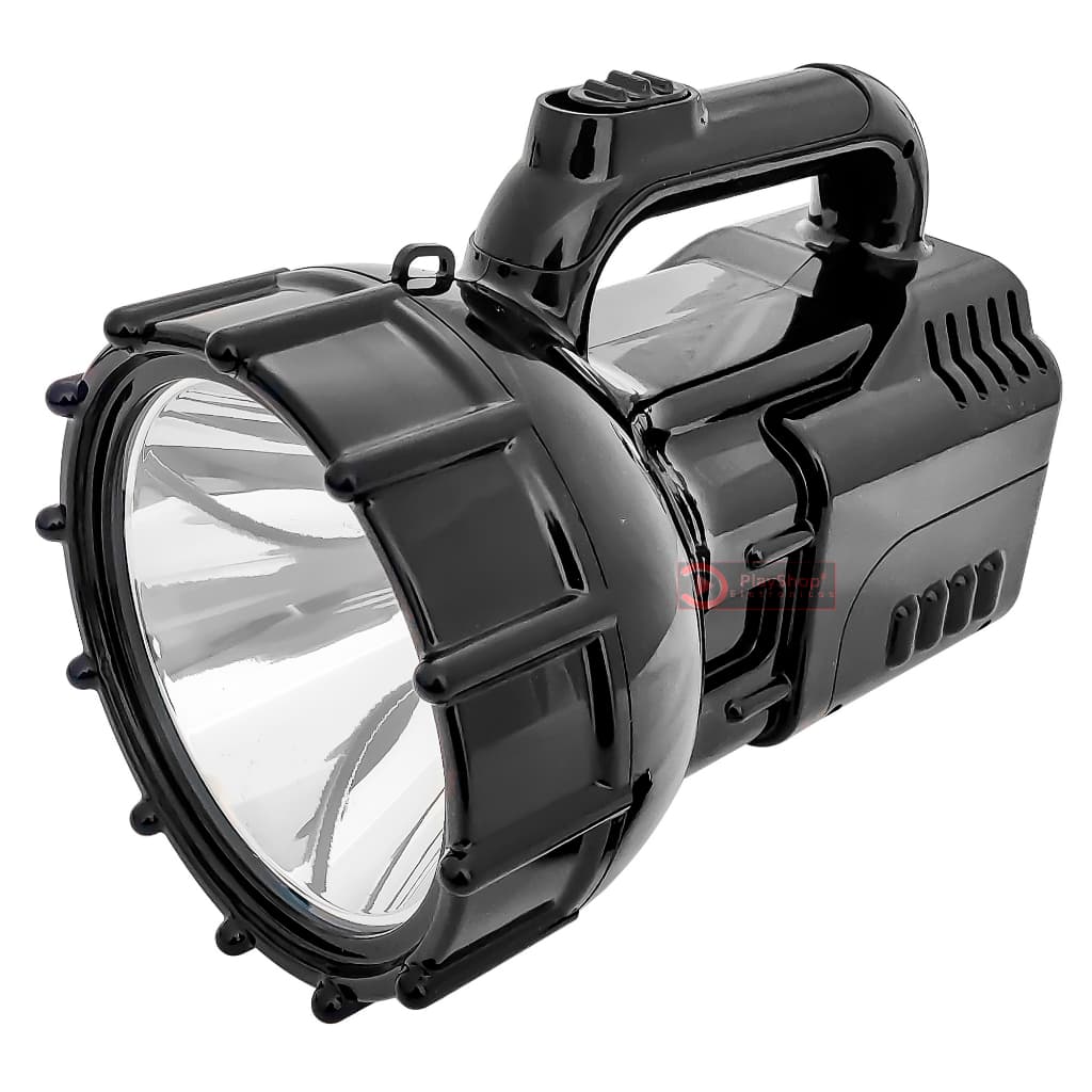 Lanterna com alça de mão Farolete de 100W Lampião Grande Ate 1 KM Recarregável Luz Led Bivolt