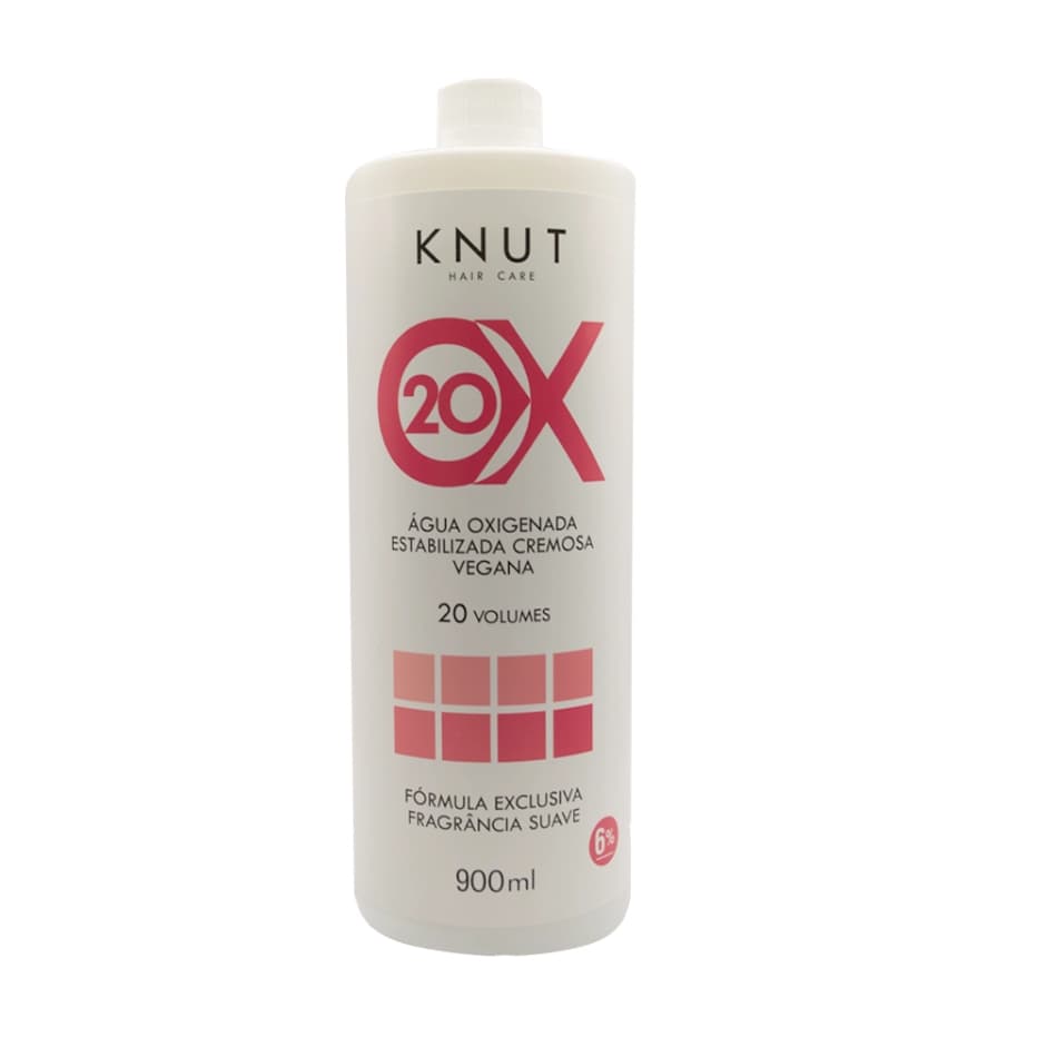 KNUT Água Oxigenada 20 Volumes Estabilizada Vegana 900ml