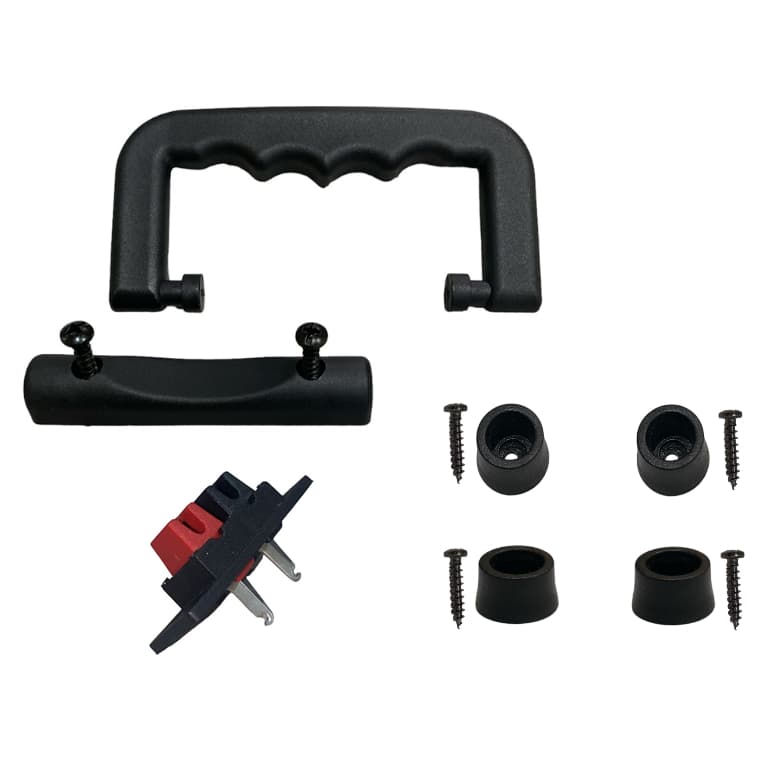 Kit Alça + 4 pés + Borne para Caixa de Som