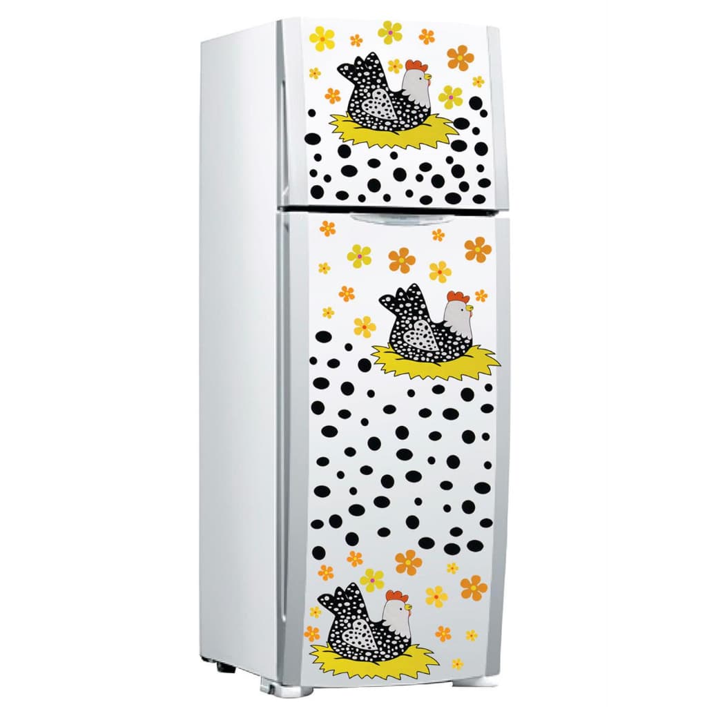 Cartela de Adesivo Decorativo Galinha Marilu