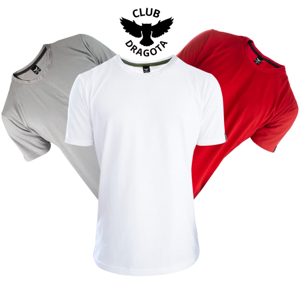Kit 3 Camiseta Básica Masculina Lisas Gola Redonda Masculina Academia Treino 100% Algodão Cores Sortidas Camisa Atacado