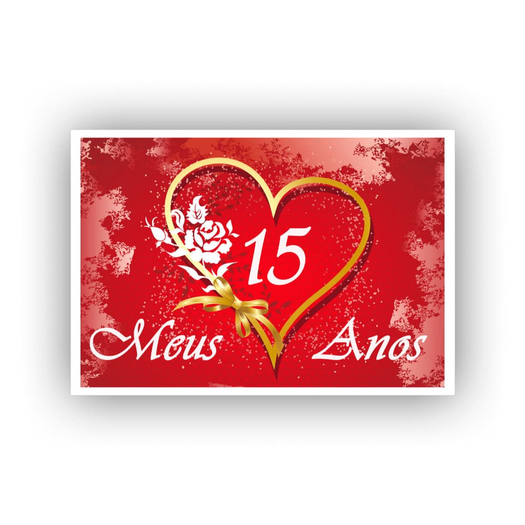 Papel arroz para Bolo de 15 anos