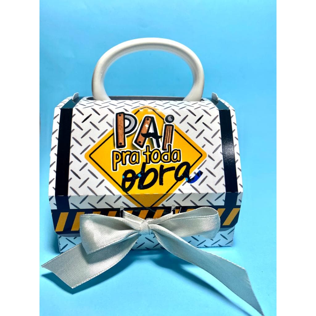 CAIXA PARA CANECA DIA DOS PAIS/BOLSA PARA CANECA DIA DOS PAIS