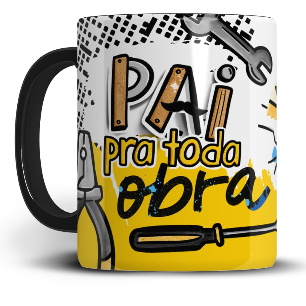 CANECA PERSONALIZADA DE PORCELANA DIA DOS PAIS 2024 ALTA QUALIDADE