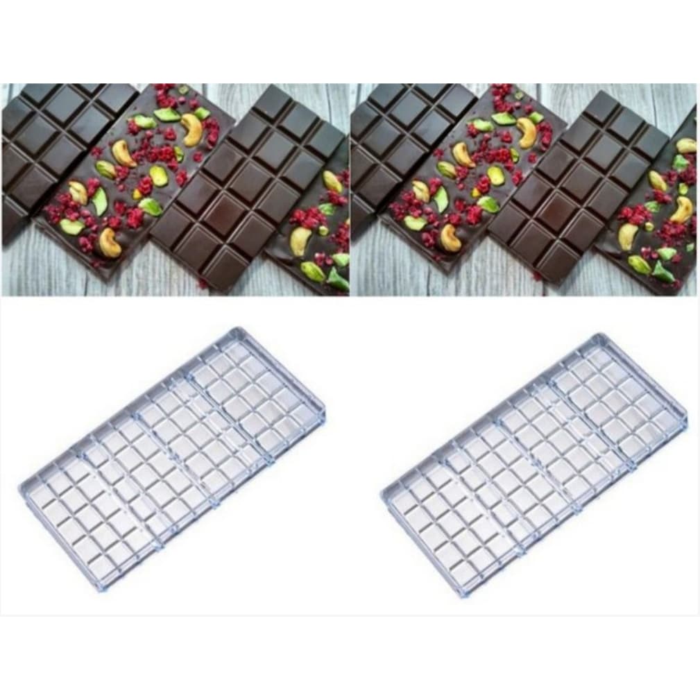 Forma De Chocolate Em Policarbonato / Acrílico Molde Barra