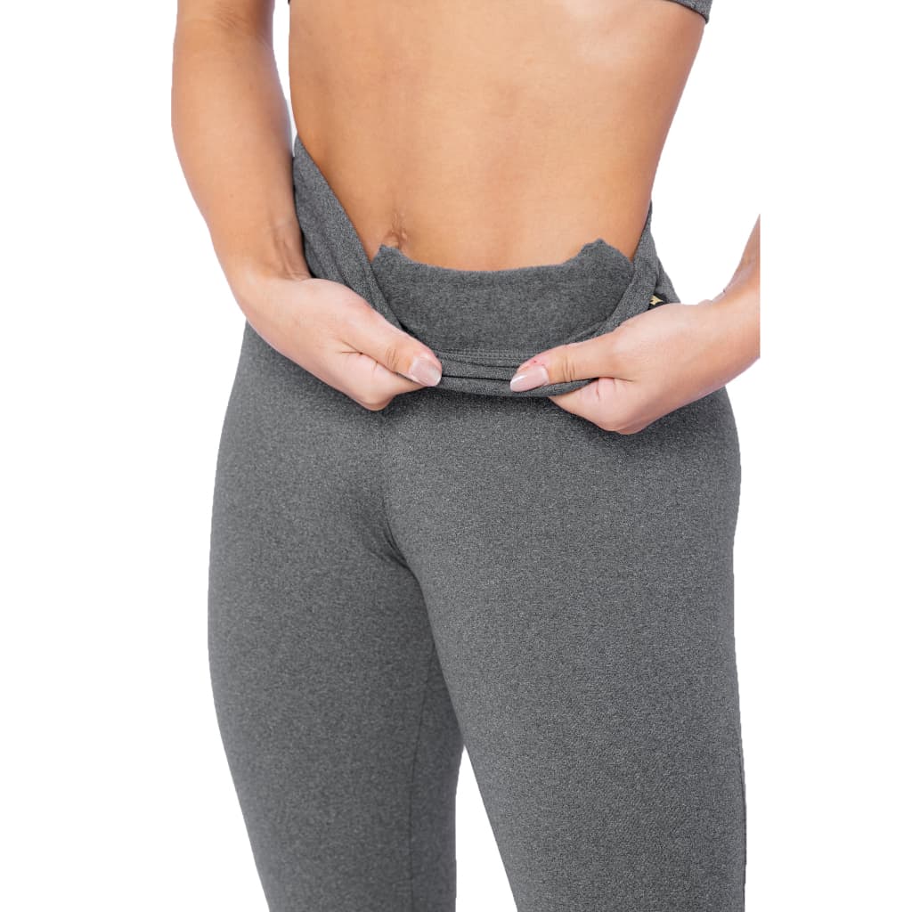 Calça Flare Bailarina Flanelada Térmica Inverno Cintura Alta