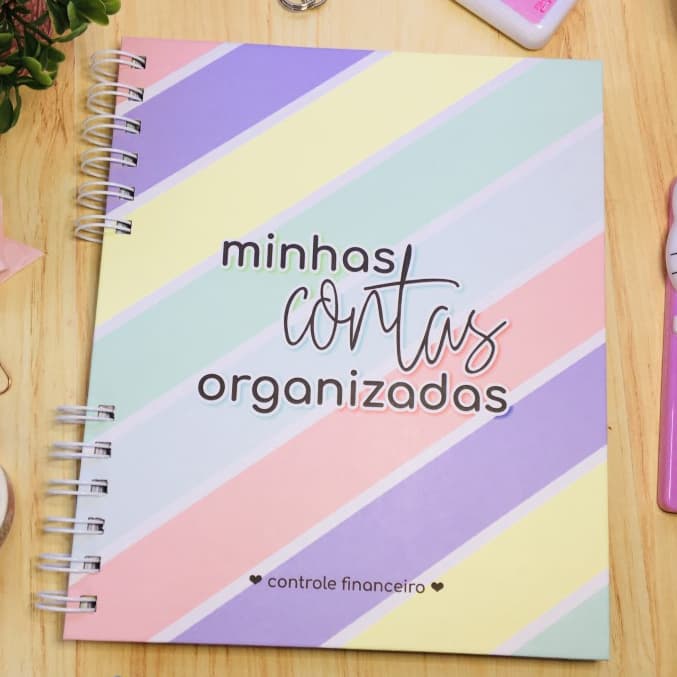Caderno de Controle Financeiro planner