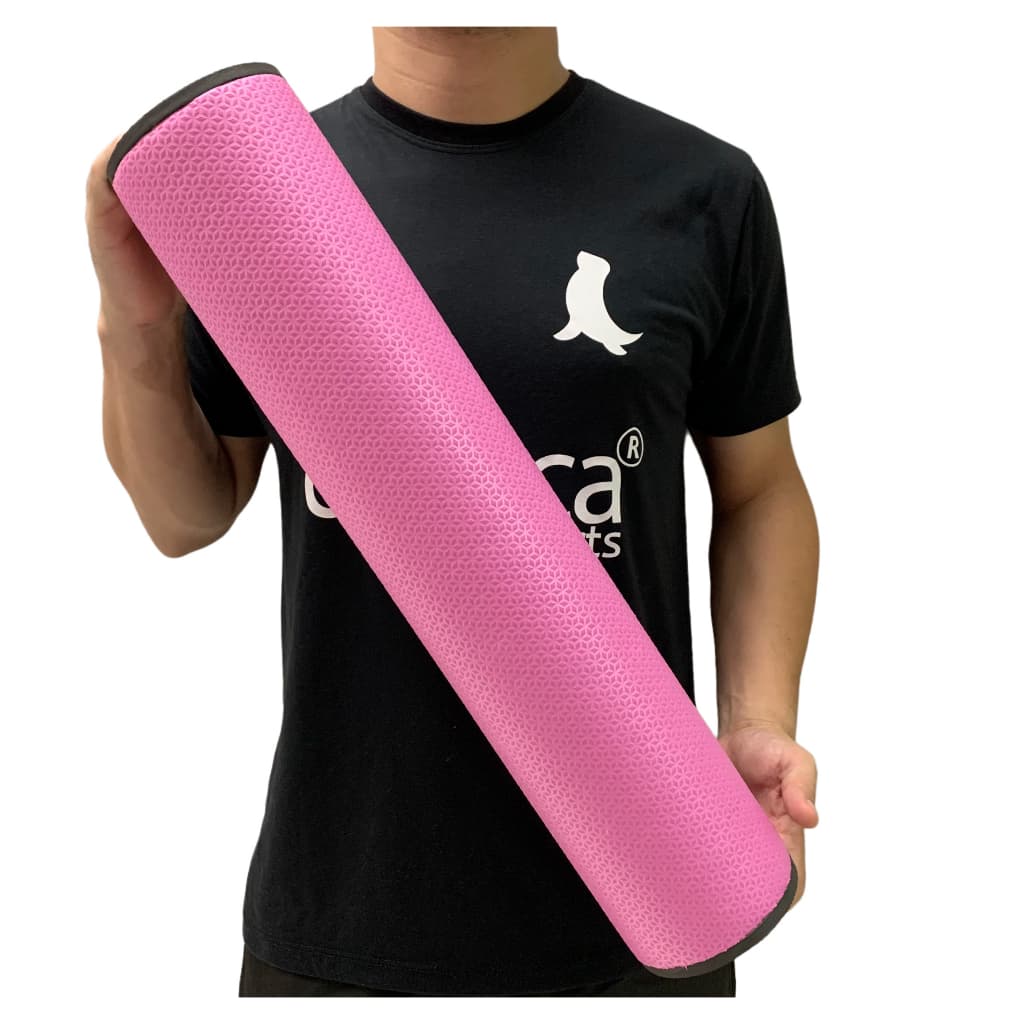 Foam Roller 60cm Liberação Miofascial EVA DF1066 Rosa Dafoca