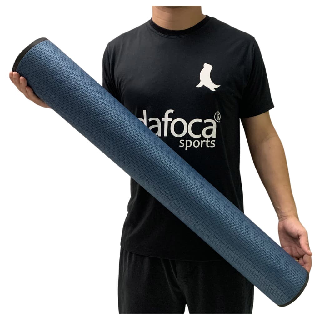 Rolo De Liberação 90cm Miofascial Dafoca Massagem Ativação Muscular Yoga DF1071 Azul Dafoca Sports