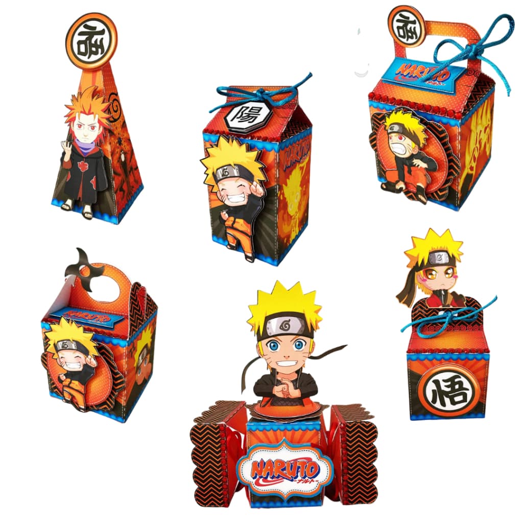 Kit Festa Caixinhas Naruto Aniversário