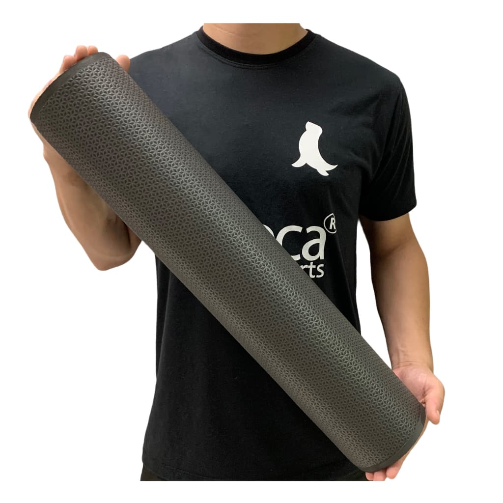 Foam Roller Dafoca 60cm Liberação Miofascial EVA DF1062 Preto Dafoca