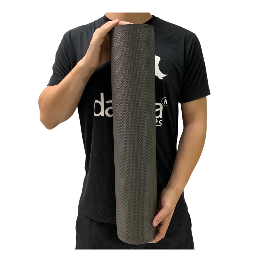 Rolo Massagem Liberação Miofascial 60cm DF1062 Preto Dafoca Sports