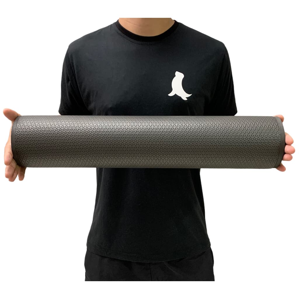 Rolo Massagem 60cm Foam Roller Liberação Miofascial Soltura Yoga DF1062 Preto Dafoca