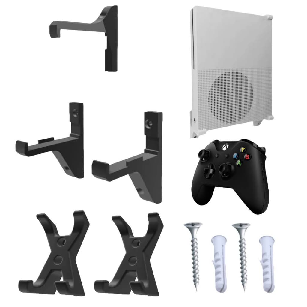 Kit Suporte Apoio Parede Console Suporte Controle Xbox One S