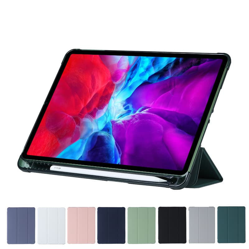 Capa Case iPad Pro 11 Flip com Suporte e Slot Caneta Magnética Anti Impacto Auto Sleep Wake