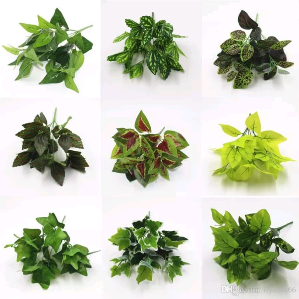Plantas Folha Artificial Floral Folhagem P/ Decoração Casamento, Arranjos, Decorar Festas mato e planta verde
