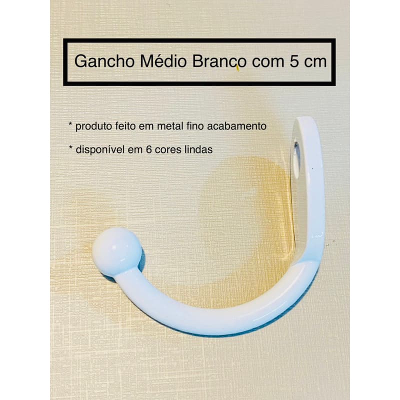 2 Ganchos reforçado Médio com 5 cm pintura especiais lindas.