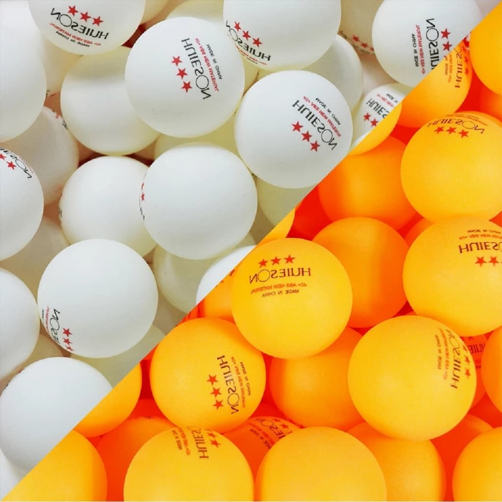10x Bolinhas Ping Pong 3 Estrelas Huieson Profissional Alto impacto Resistente