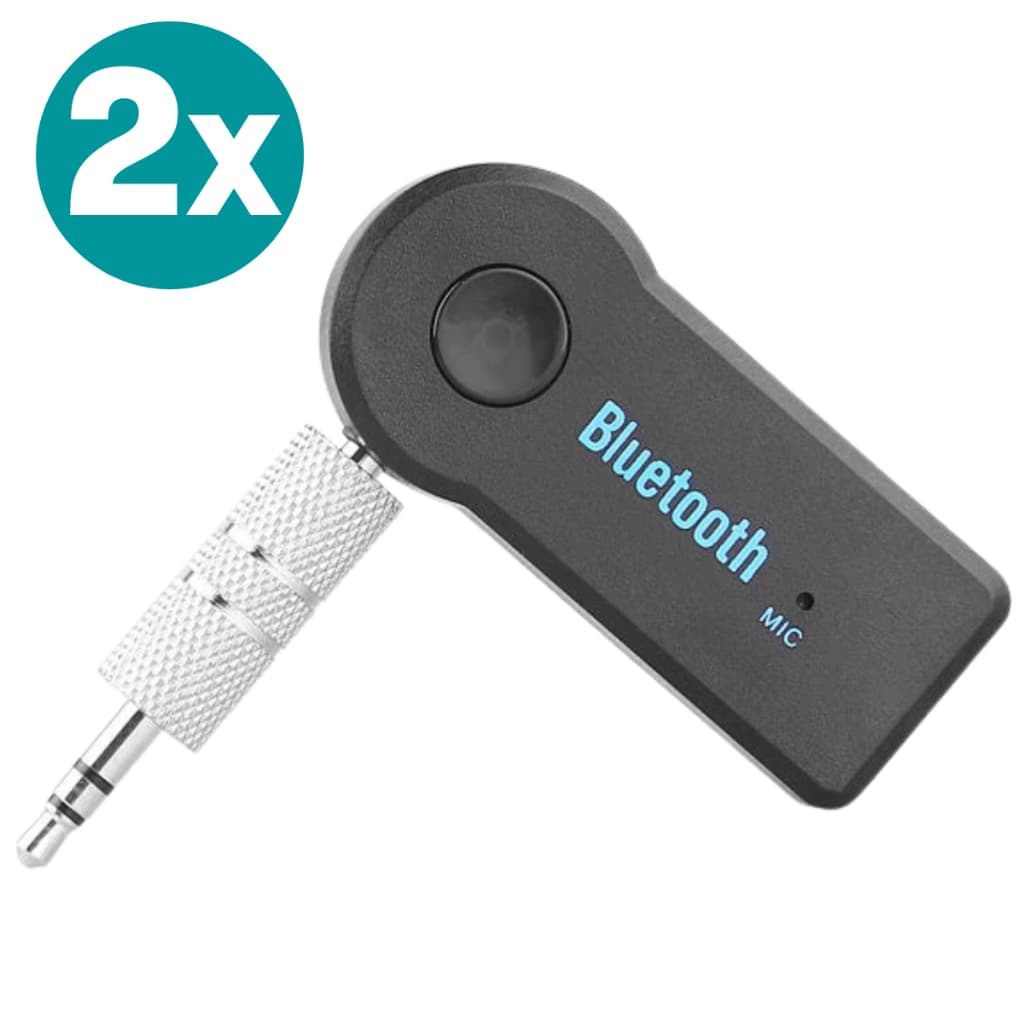Adaptador Receptor Bluetooth Som Automotivo Kit C/ 2 Und