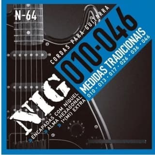 Encordoamento Guitarra Nig 010 - N-64