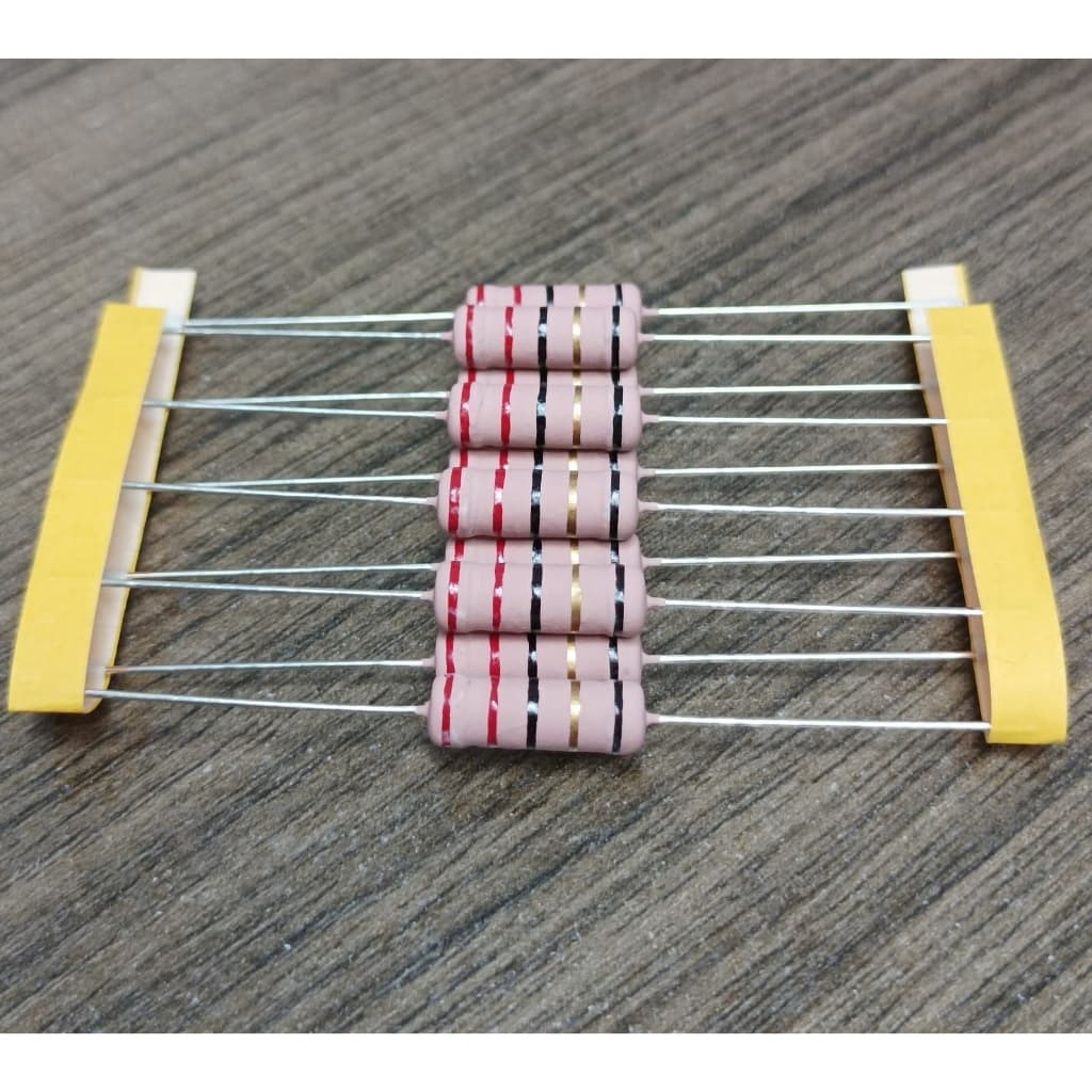 Resistor FIO * 5W * 22R ou 22 ohms (( lote com 10 pçs ))