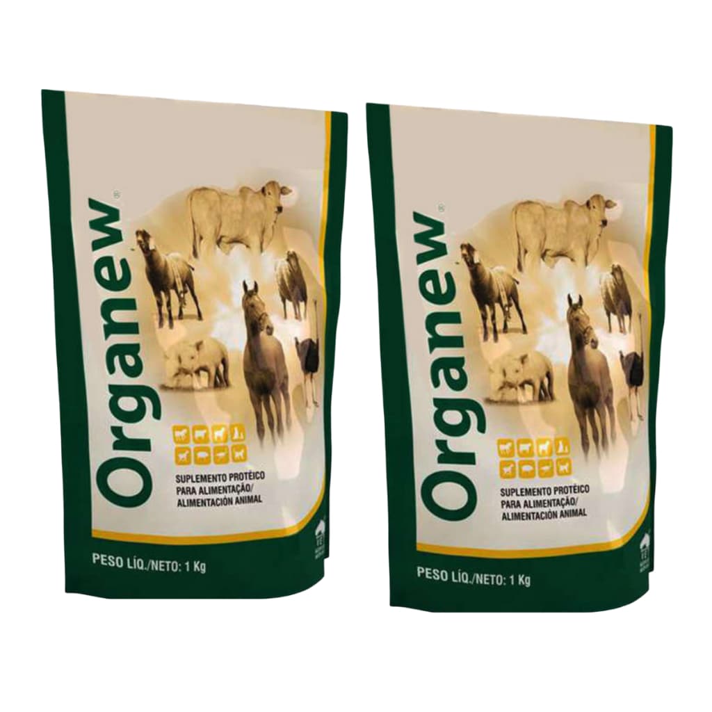 Organew 1Kg Suplemento Probiótico + Prebiótico - Vetnil - 2 Unidades