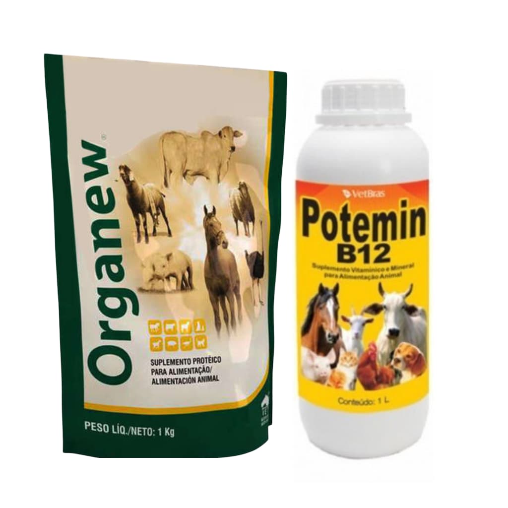 Organew 1kg Suplemento Vetnil + Potemin B12 1litro