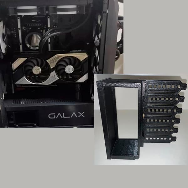 Suporte Vertical para GPU Placa de video para gabinete 6 baias