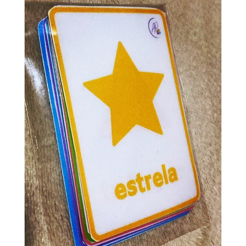 Cards formas geométricas-cartas-identificação