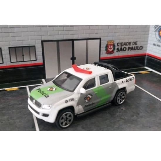 VIATURA VW AMAROCK POLÍCIA MILITAR AMBIENTAL DE SP CALIFÓRNIA JR VW AMAROCK ACOMPANHA DE ACETATO