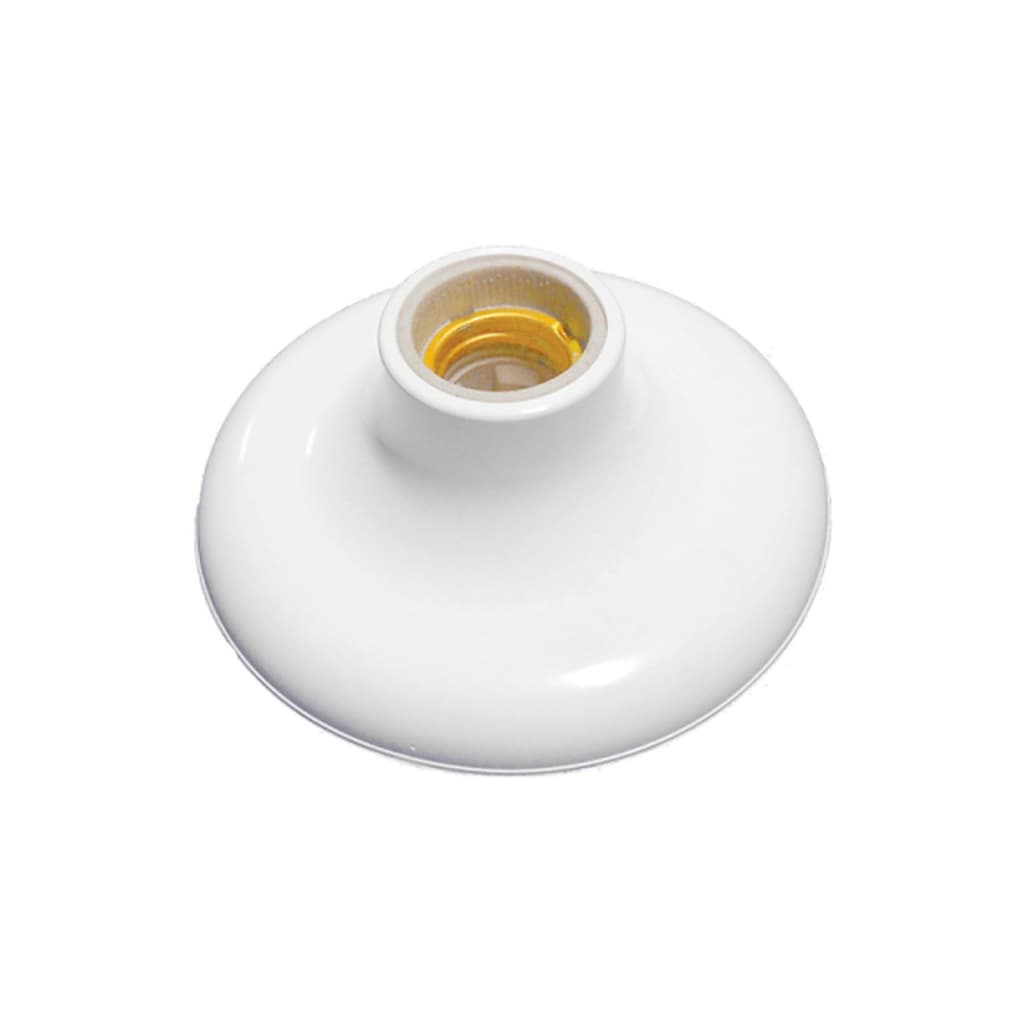 Plafon Plafonier Com Soquete E27 Branco Romazi