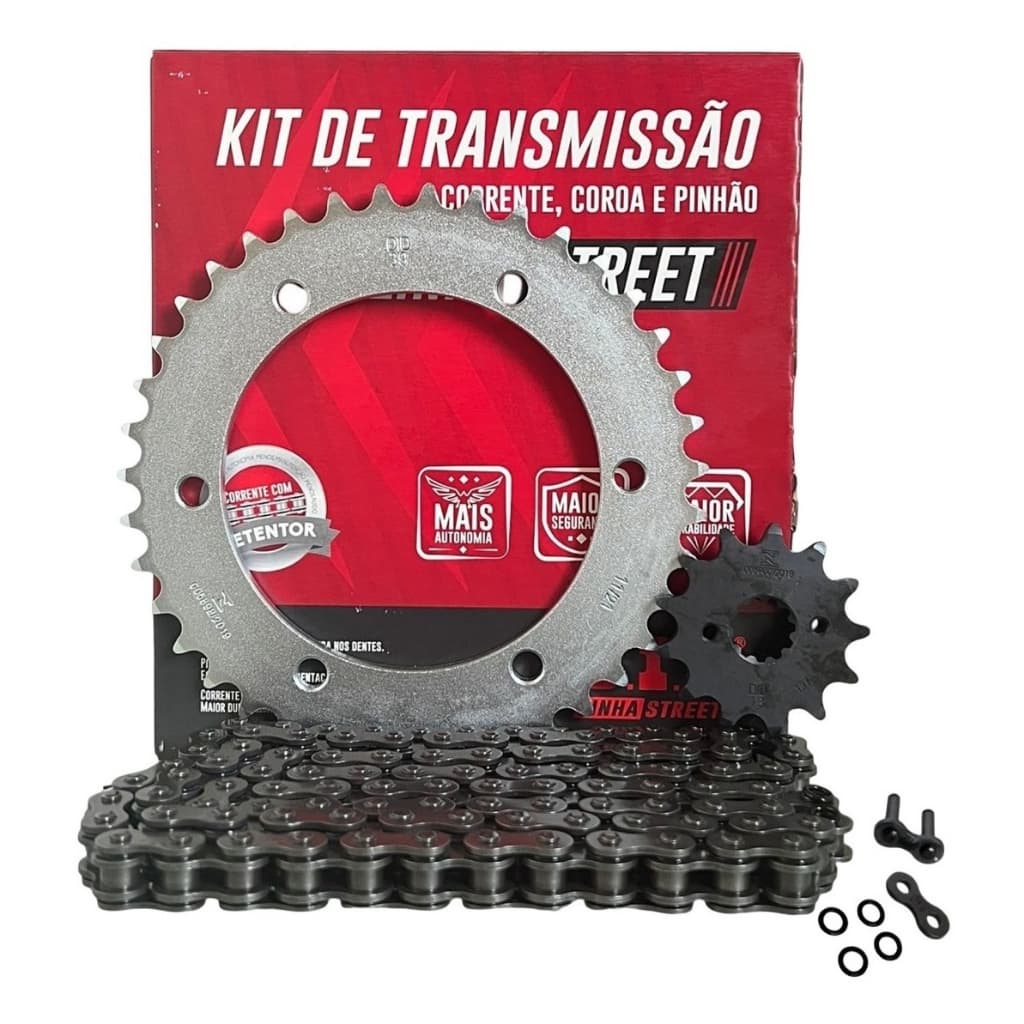 Kit Relação Honda Xre300 Xre 300 2009 2012 2019 2020 2021 2022 2023 Original DID Com Retentor