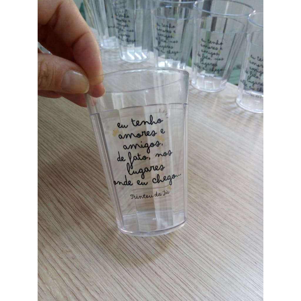 30 Copo Americano de Acrílico - Personalizado 180ml