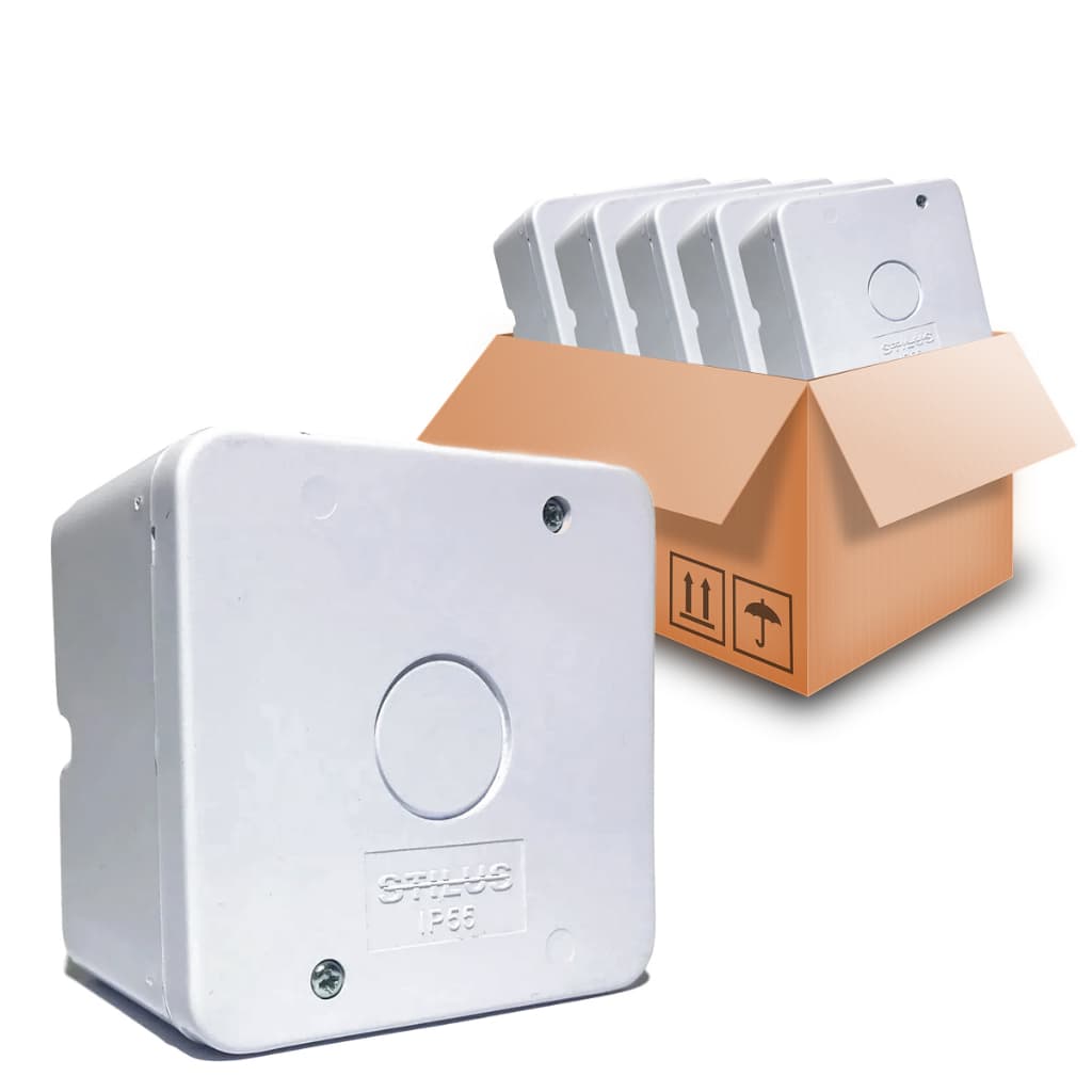 Caixa Protetora De Plug Para Câmeras Cftv Interno Externo