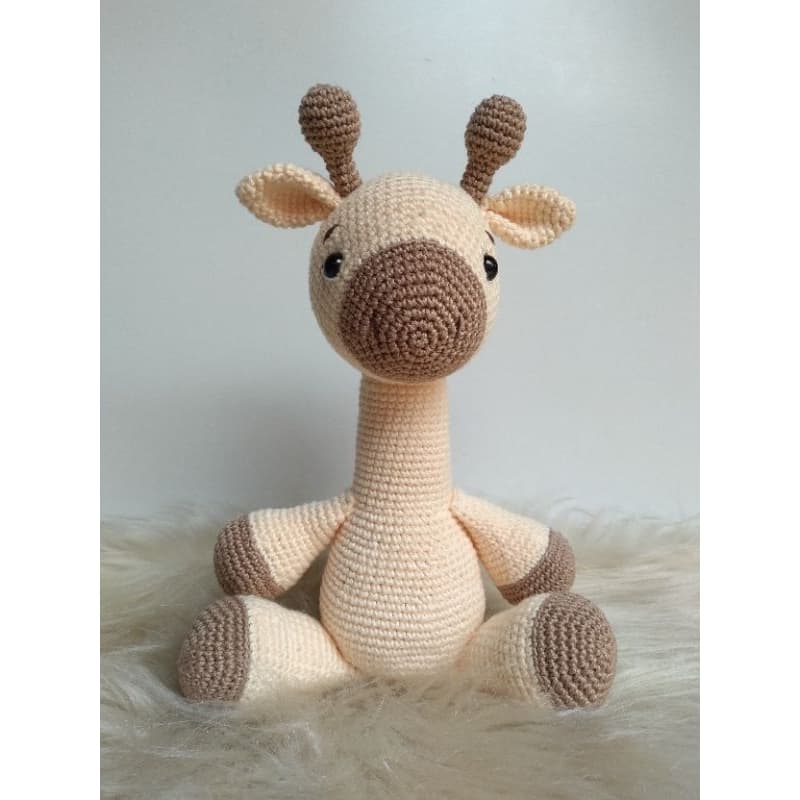 Girafa de Crochê Amigurumi Safari para Bebê